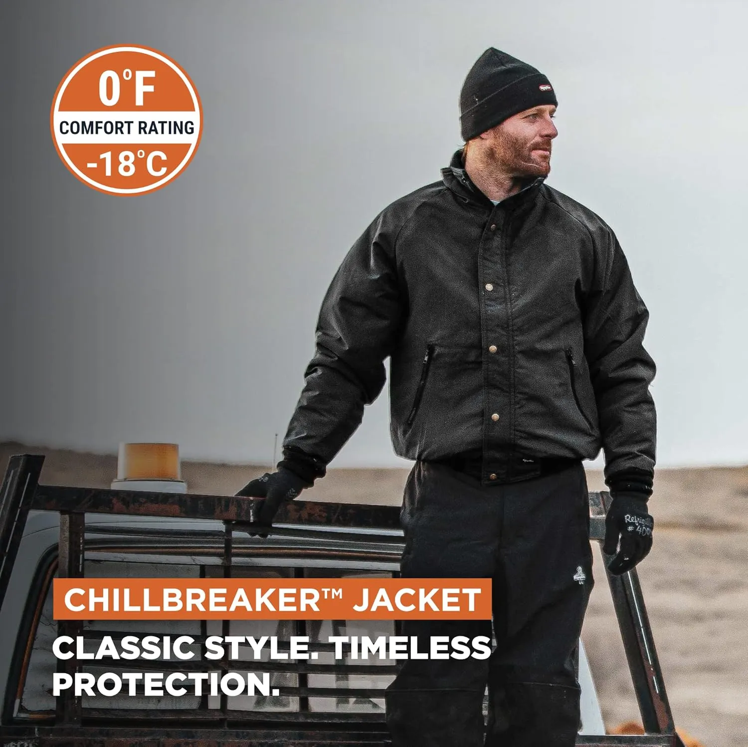 RefrigiWear ChillBreaker Lightweight All-Season Water-Resistant Insulated Jacket