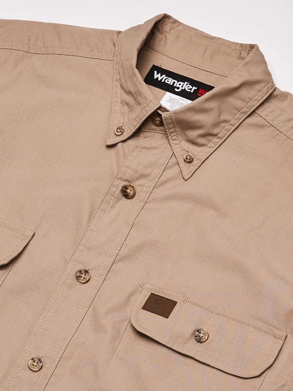 Riggs Workwear Men's Foreman Short Sleeve Ripstop Work Shirt