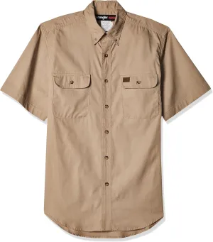 Riggs Workwear Men's Foreman Short Sleeve Ripstop Work Shirt