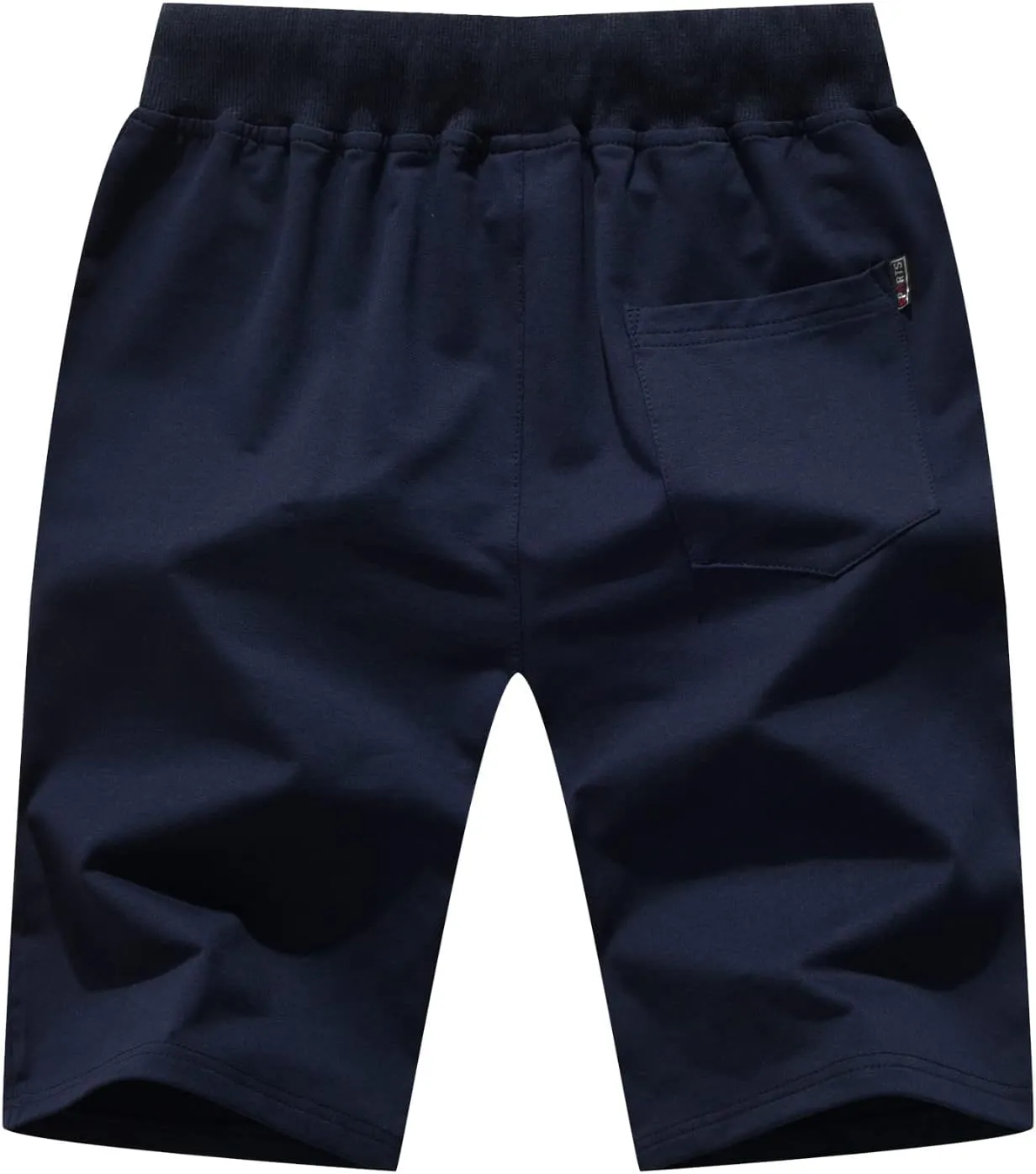 RTRDE Men's Shorts Casual Drawstring Summer Beach Shorts with Elastic Waist and Zipper Pockets