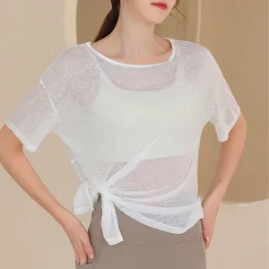 Short Sleeve Yoga Pullover