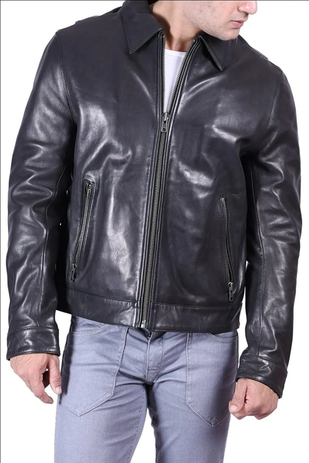 SID Men's Classy Wear Leather Jacket & Biker Jacket