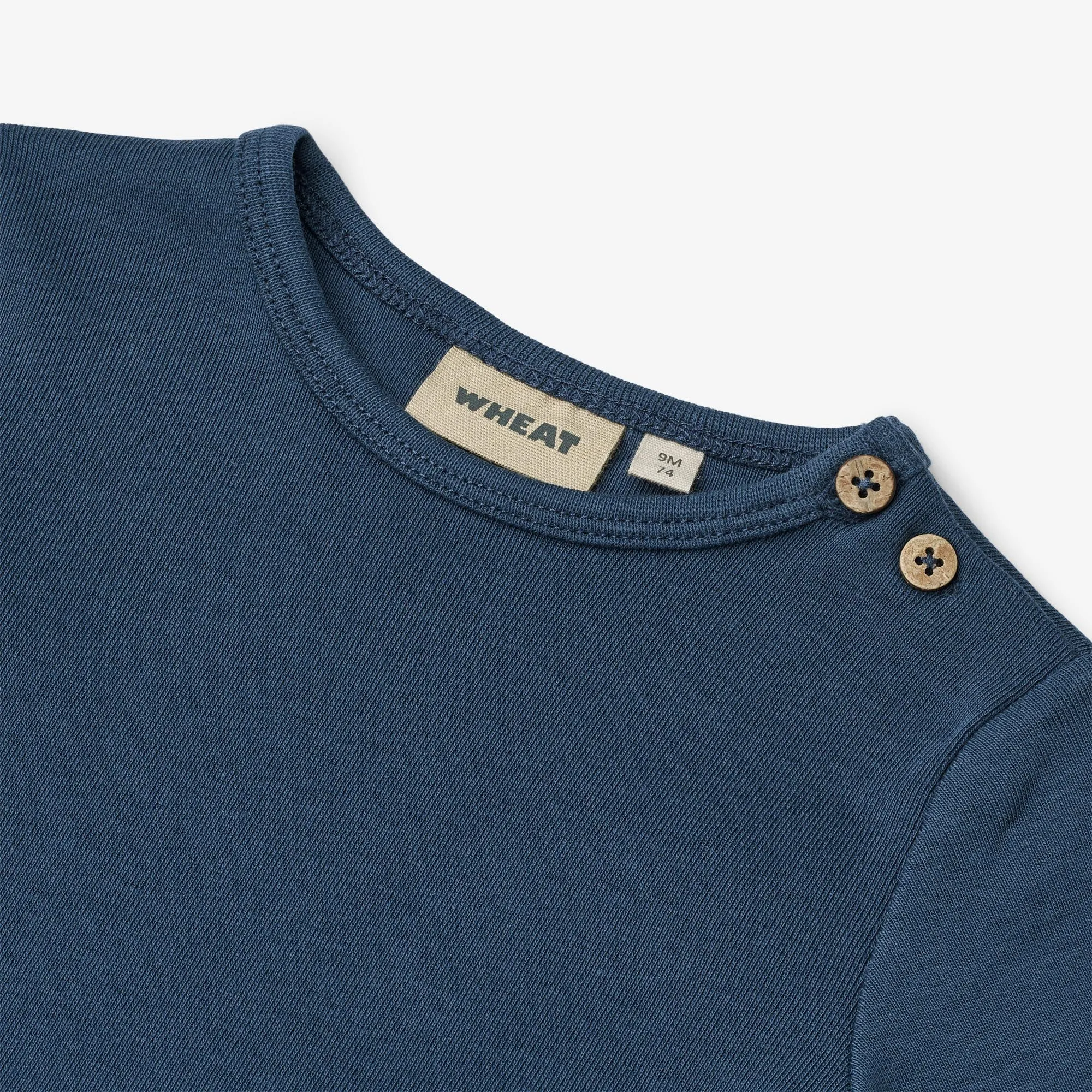T-Shirt L/S Benjamin - blue waves