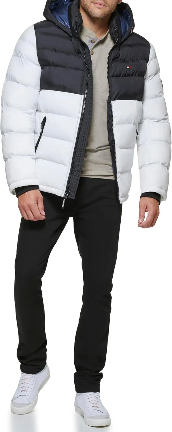 Tommy Hilfiger Men's Hooded Puffer Jacket (Standard and Big & Tall)