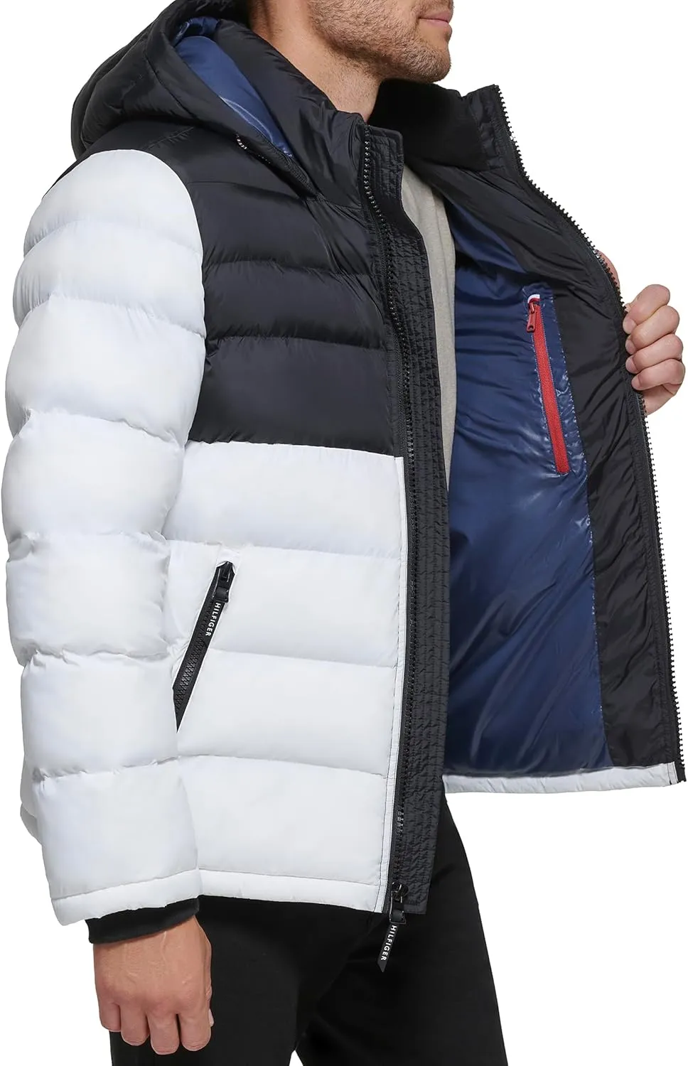 Tommy Hilfiger Men's Hooded Puffer Jacket (Standard and Big & Tall)