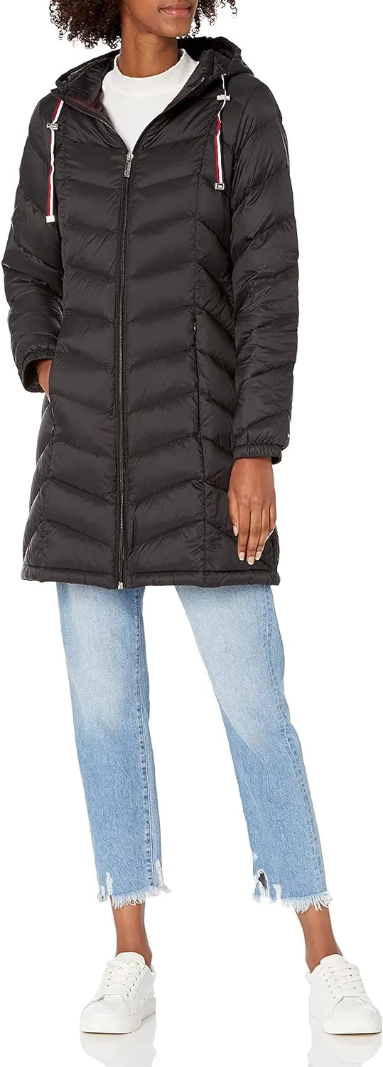Tommy Hilfiger Women's Mid-length Down Packable Jacket