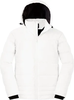 wantdo Men's Thicken Puffer Jacket Padded Waterproof Warm Winter Coat with Hood