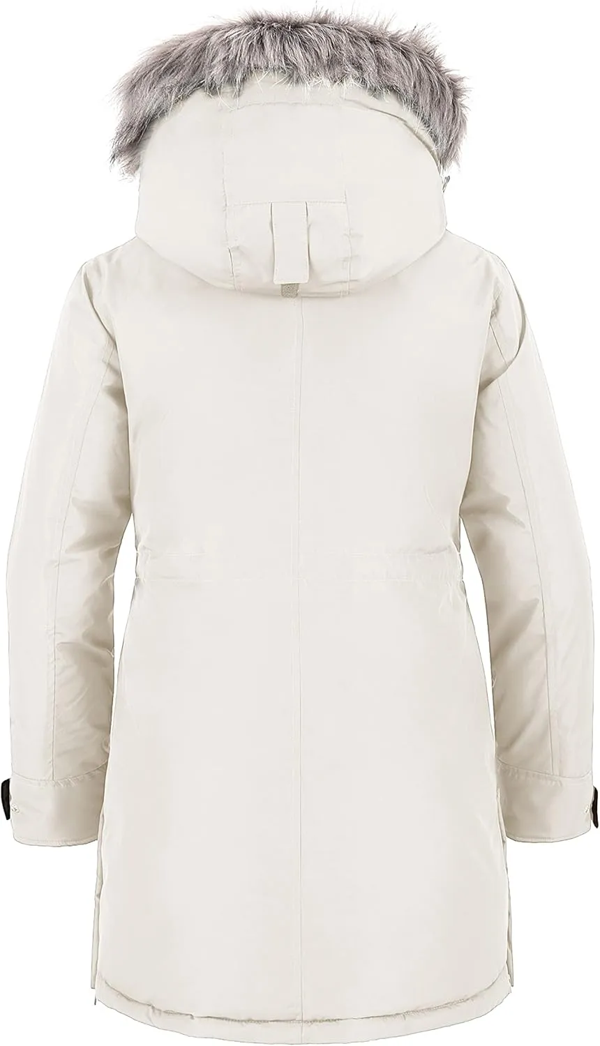wantdo Women's Hooded Winter Coat Waterproof Warm Long Puffer Jacket Parka