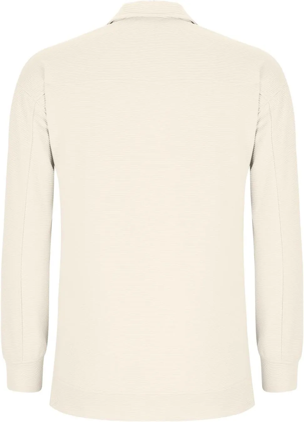 Womens 3/4 Zip Pullover Stand Collar Half Zip Sweatshirt with Pocket Casual Loose Fit Tunic Tops 2025 Spring Outfits