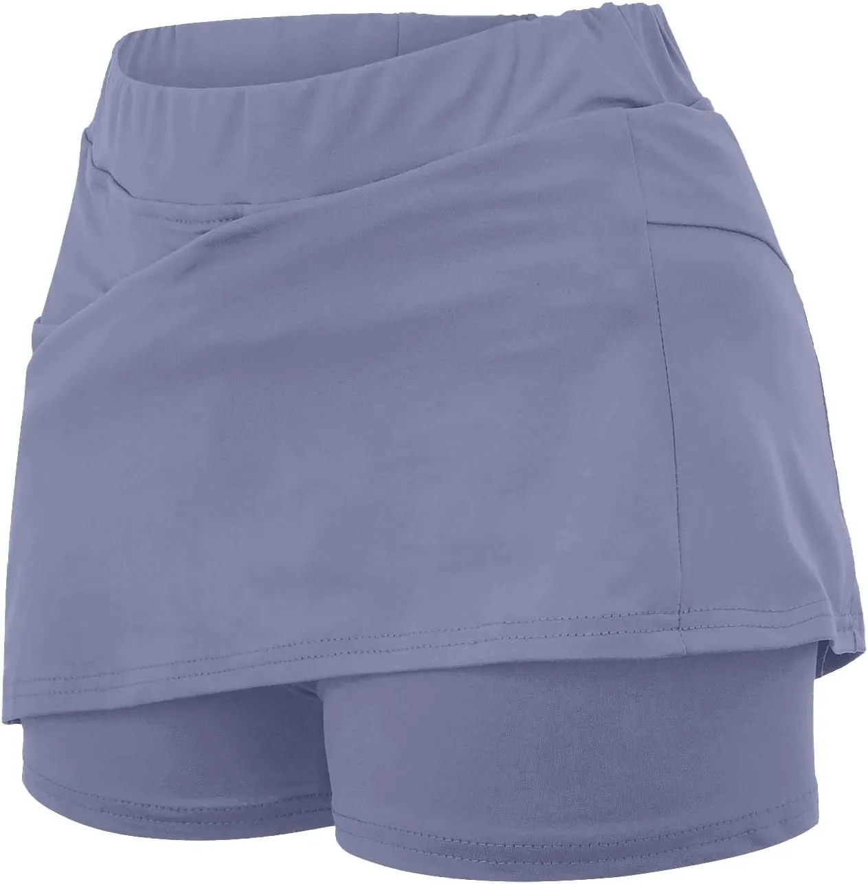 Womens Tennis Skirt with Shorts High Waisted Athletic Golf Shorts Trendy Flowy Workout Golf Skorts Mini Skirts