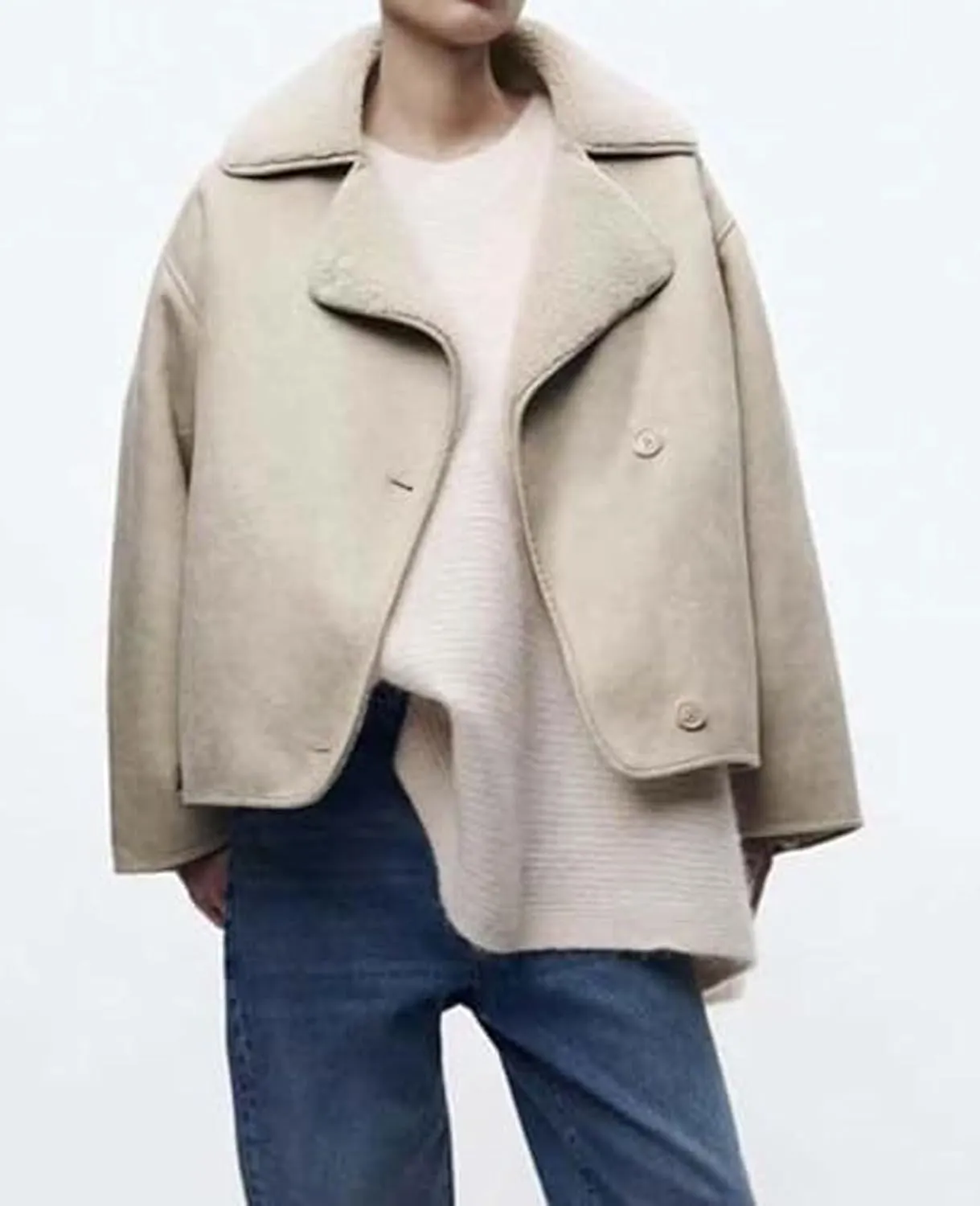 yoeasy Womens Winter Thick Sherpa Lined Faux Suede Jacket Casual Motorcycle Biker Oversized Leather Jacket Coat