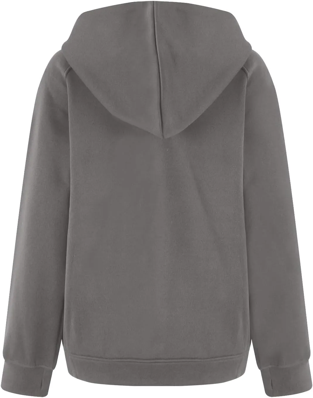 Zip Up Hoodie Women Comfy Warm Fleece Jacket Oversized Sweatshirt Thumb Hole Workout Winter Jackets Coat with Pocket