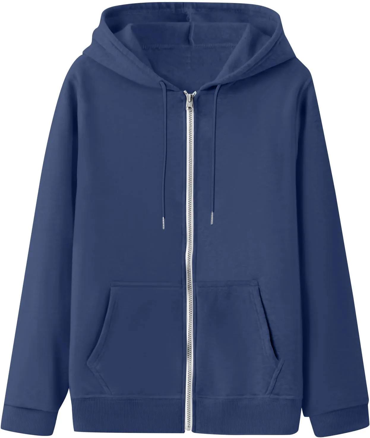 Zip Up Hoodie Women Oversized Y2k Jacket Lightweight Fall Jackets Streetwear Hoodies Long Sleeve Sweatshirts