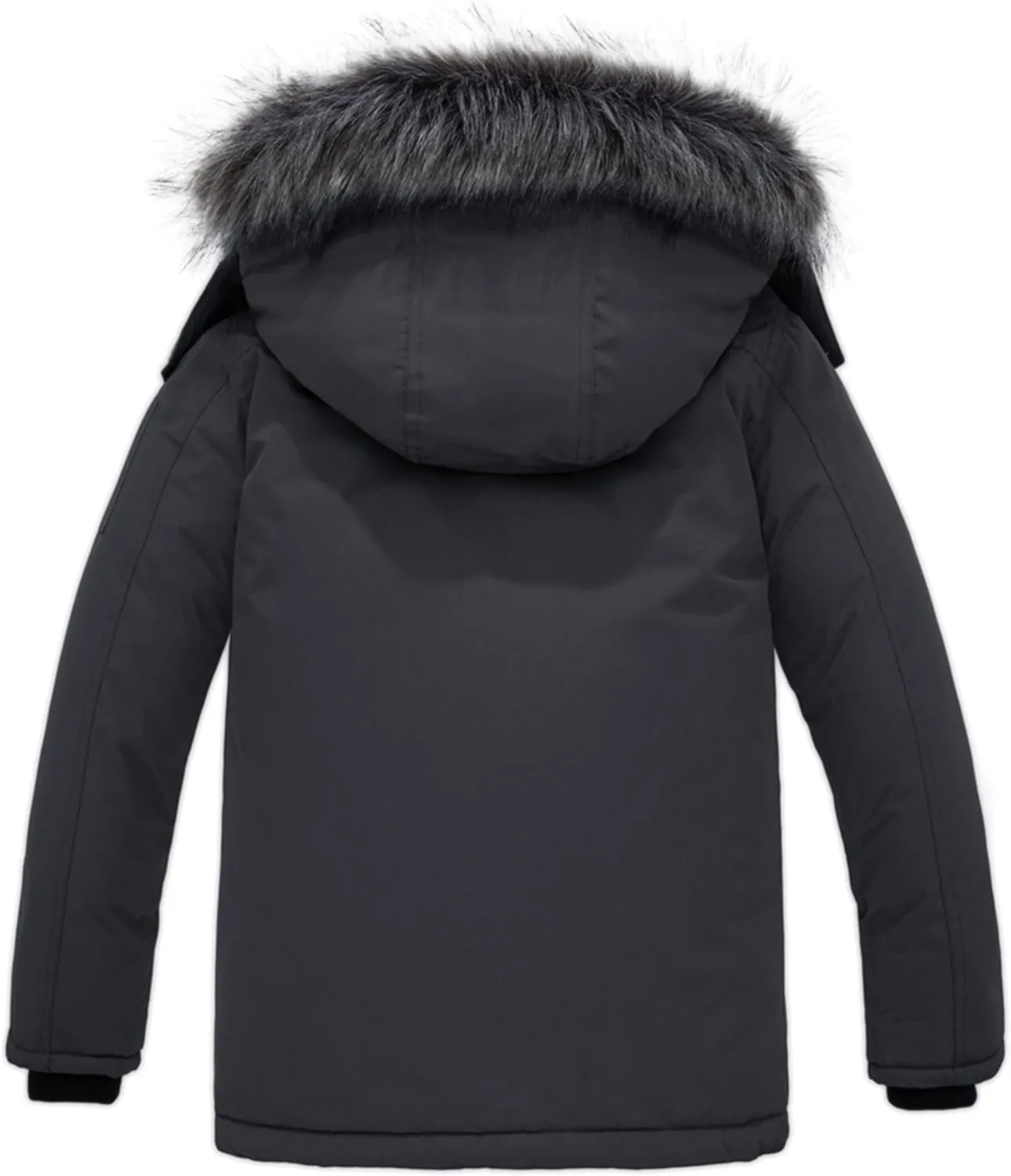 ZSHOW Boys' Warm Winter Coat Waterproof Parka Hooded Puffer Jacket