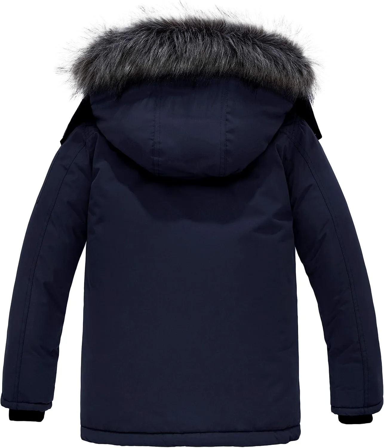 ZSHOW Boys' Warm Winter Coat Waterproof Parka Hooded Puffer Jacket