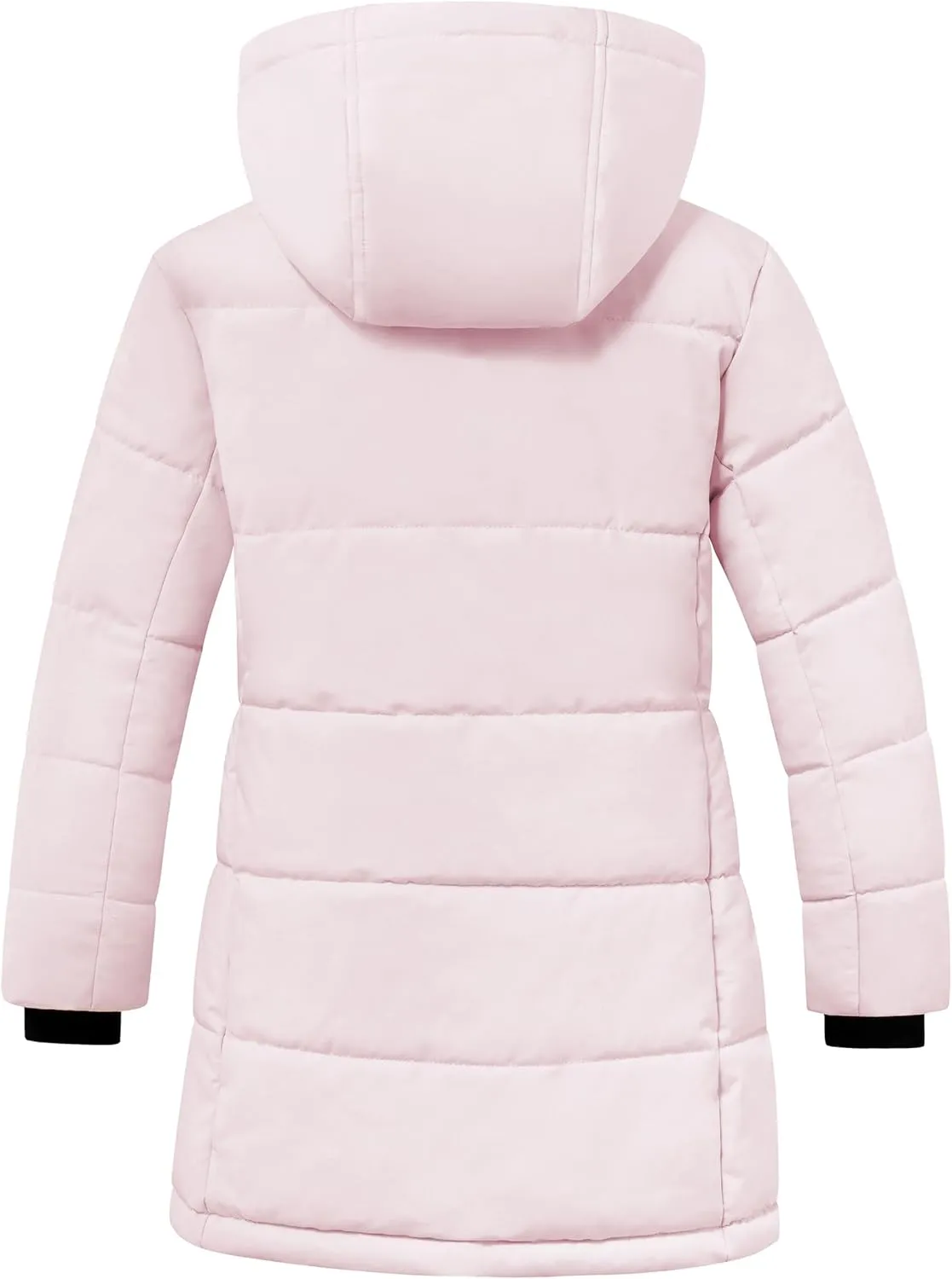 ZSHOW Girl's Winter Coats Hooded Outerwear Puffer Jacket Waterproof Warm Long Parka