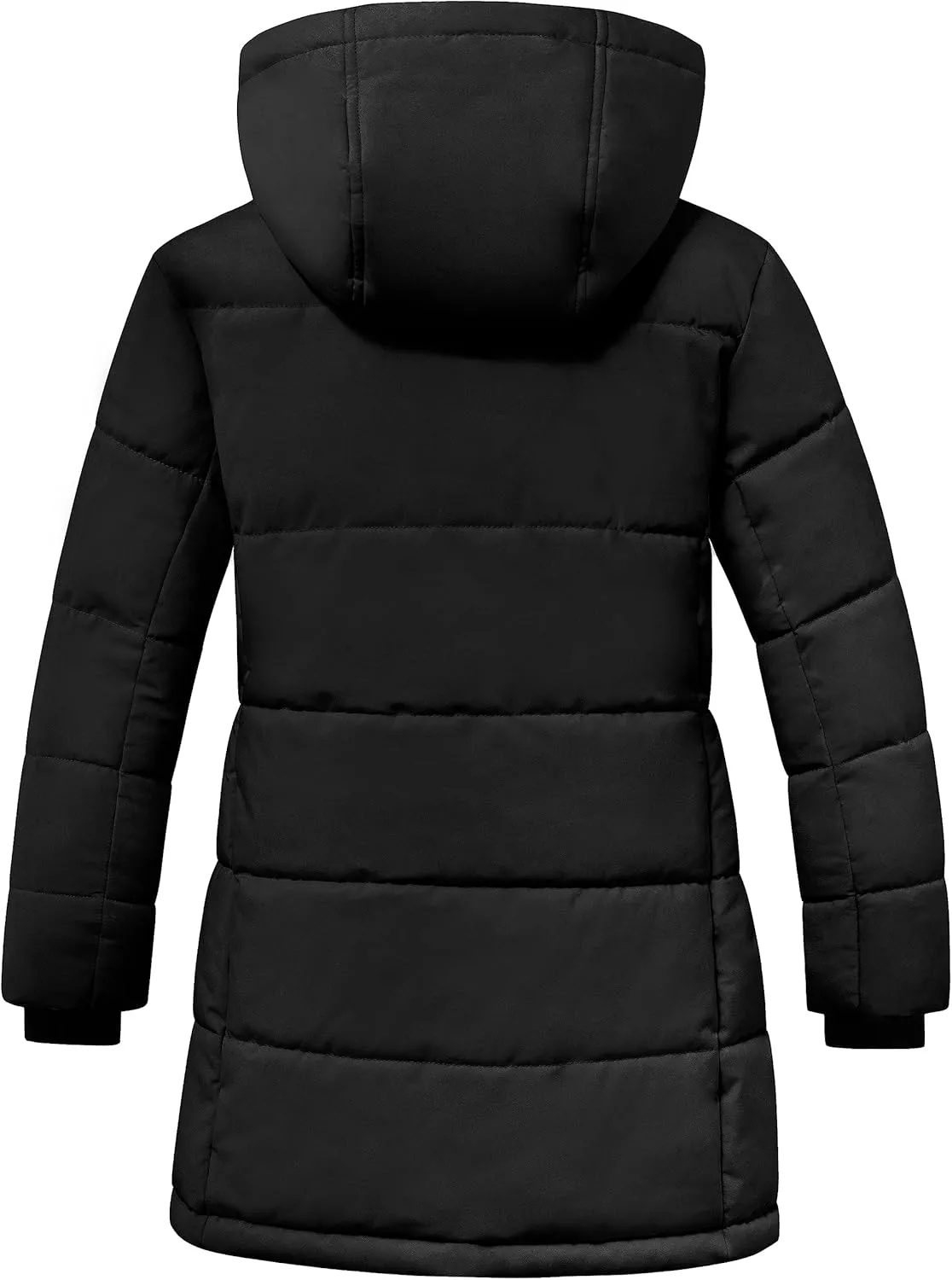 ZSHOW Girl's Winter Coats Hooded Outerwear Puffer Jacket Waterproof Warm Long Parka