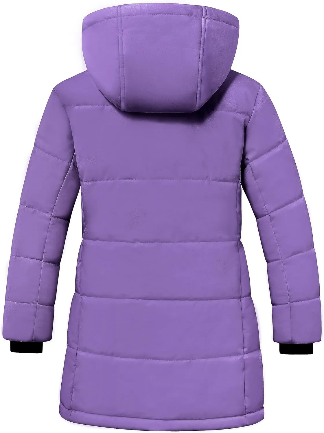 ZSHOW Girl's Winter Coats Hooded Outerwear Puffer Jacket Waterproof Warm Long Parka
